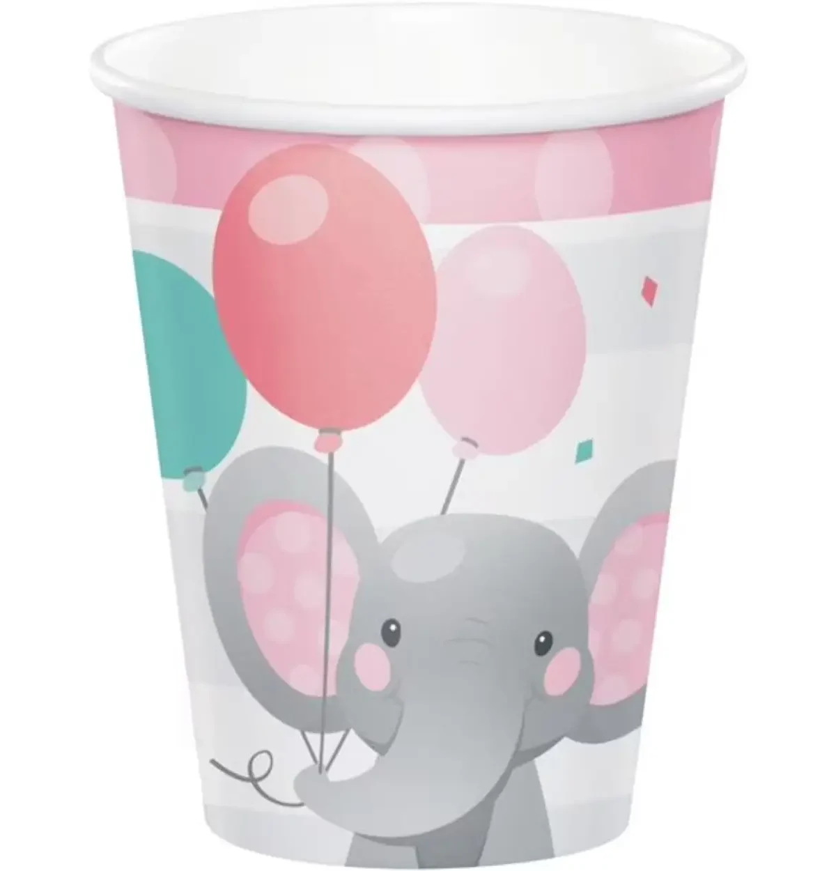 Enchanting Elephant Girl 9oz. Cups 8ct.
