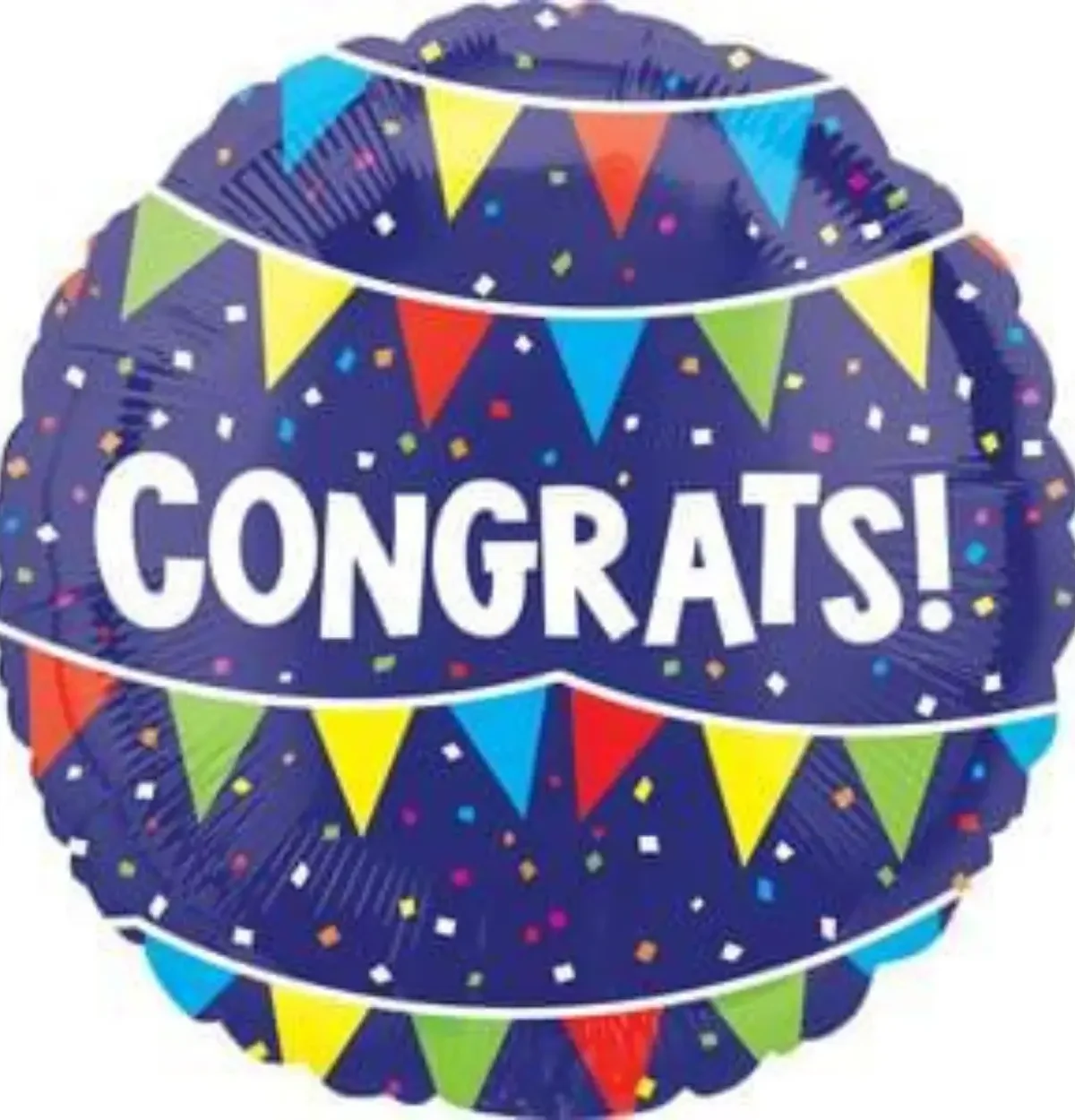 18" Congrats Bunting Balloon #335