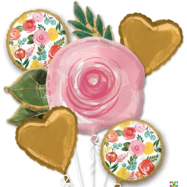 BRIGHT FLORALS BOUQUET OF BALLOONS