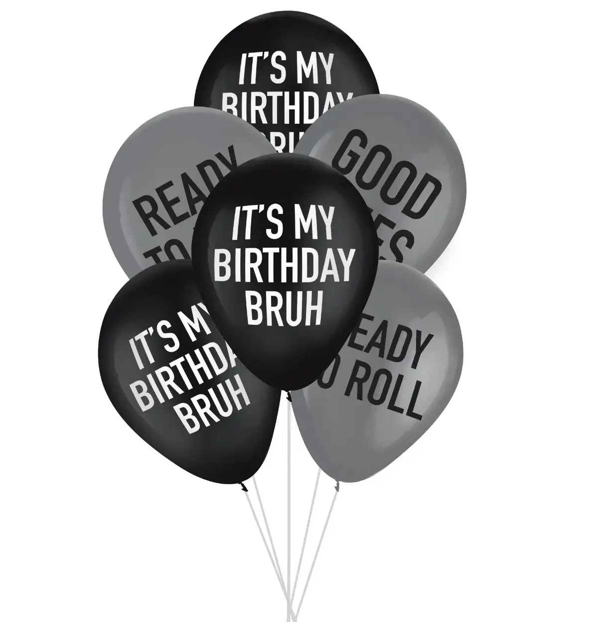 It's My Birthday Bruh Latex Balloons