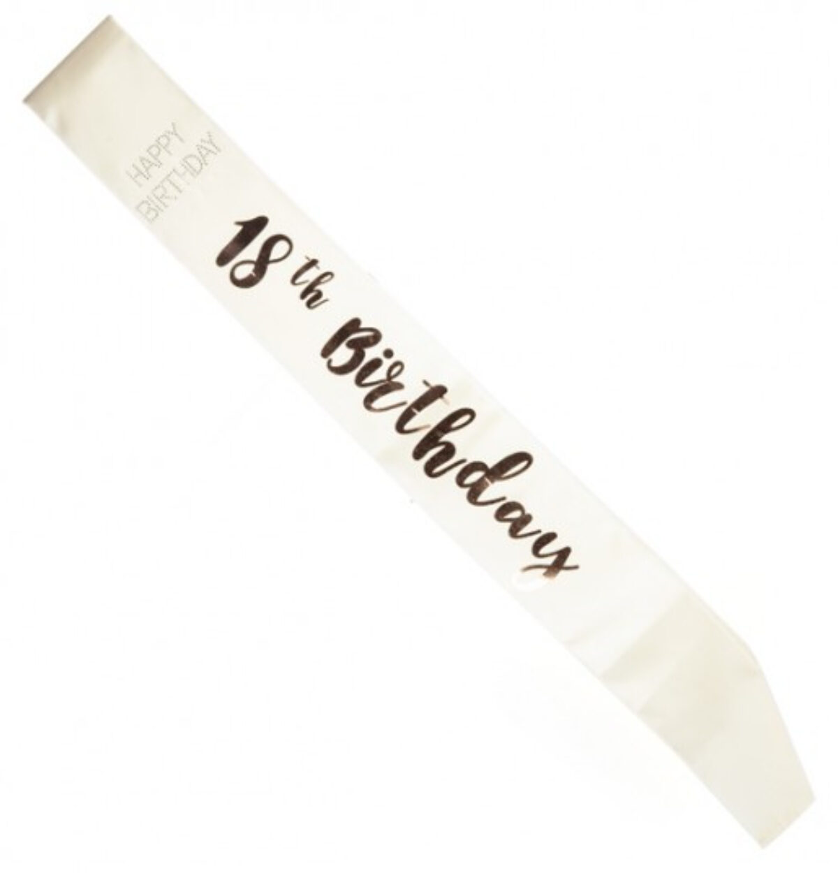 Rose Gold 18th Birthday Sash