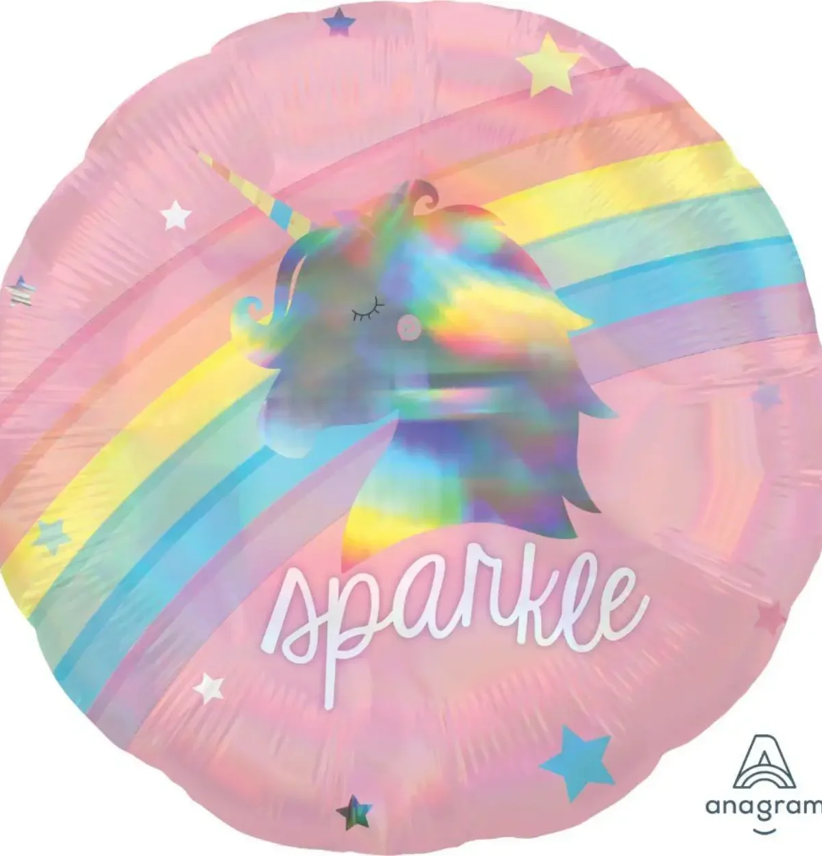 Magical Rainbow Unicorn Sparkle 18″ Holographic Balloon #337