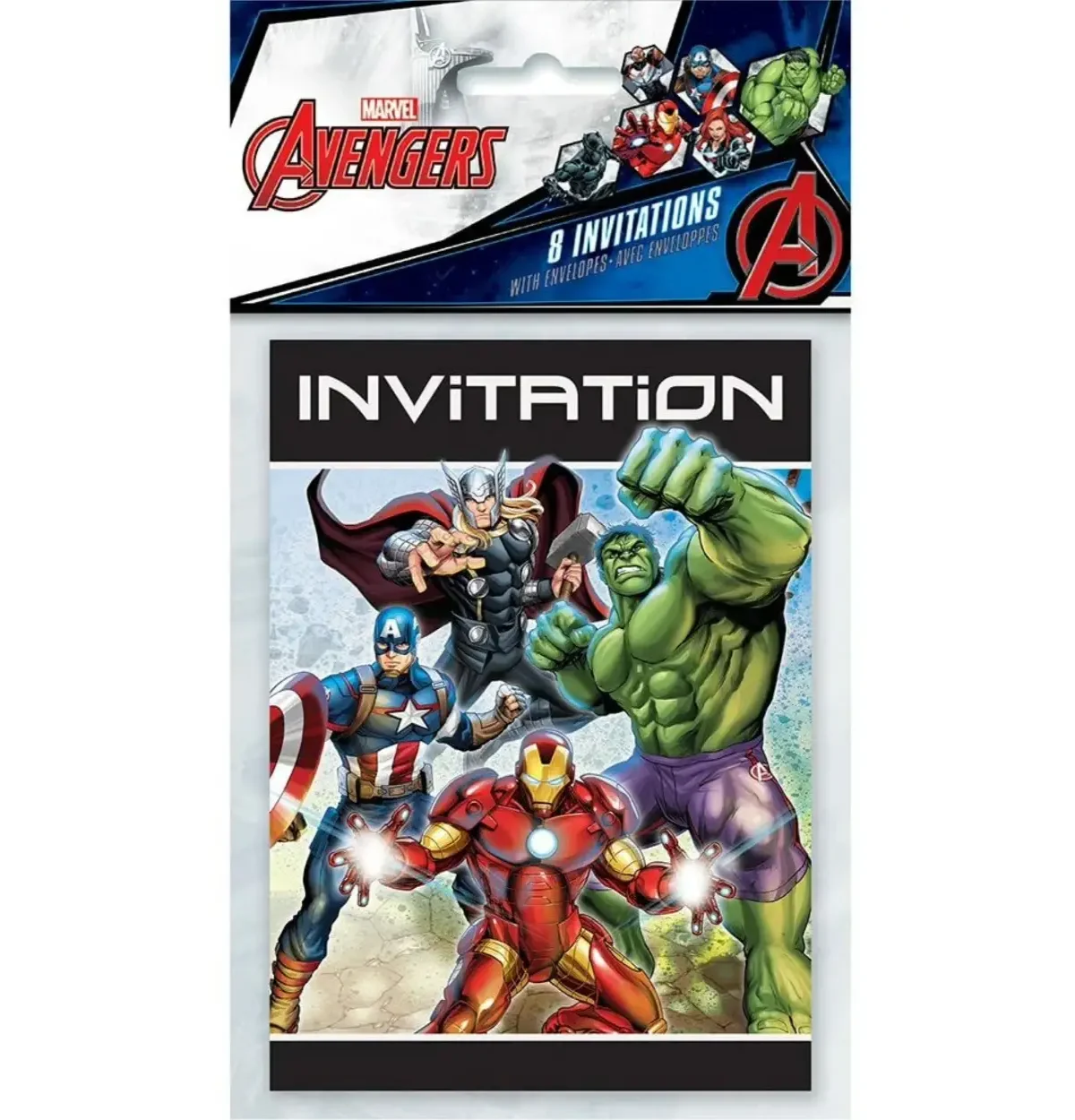 Avengers Invitations 8ct.