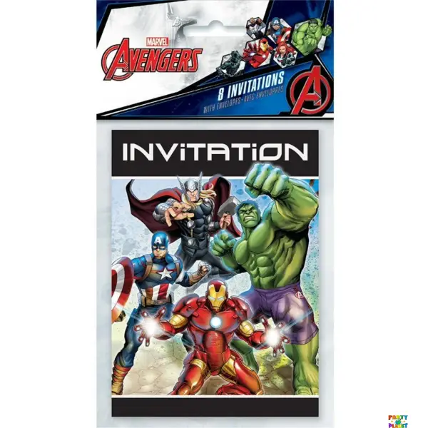 Avengers Invitations 8ct.