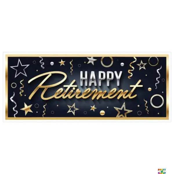Happy Retirement Oversized Sign Banner