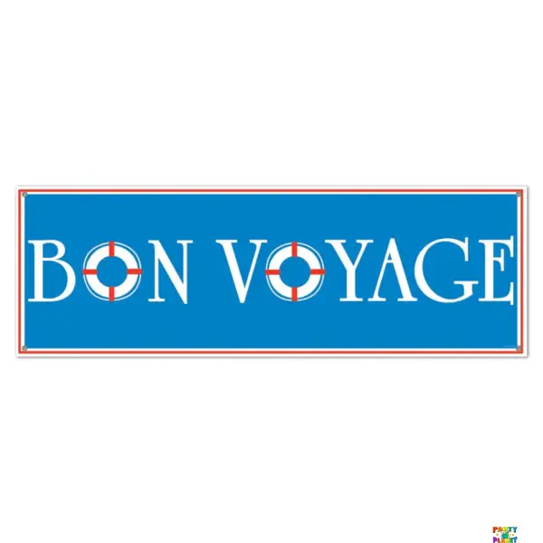 Bon Voyage Sign Banner