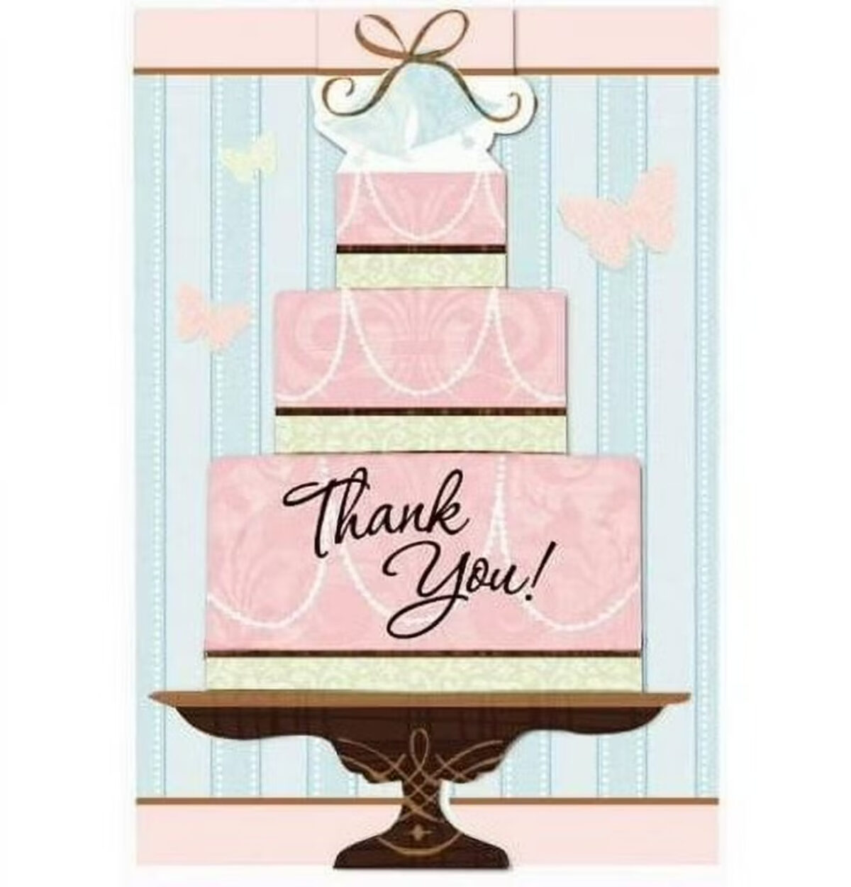 Blushing Bride Wedding Thank You Cards