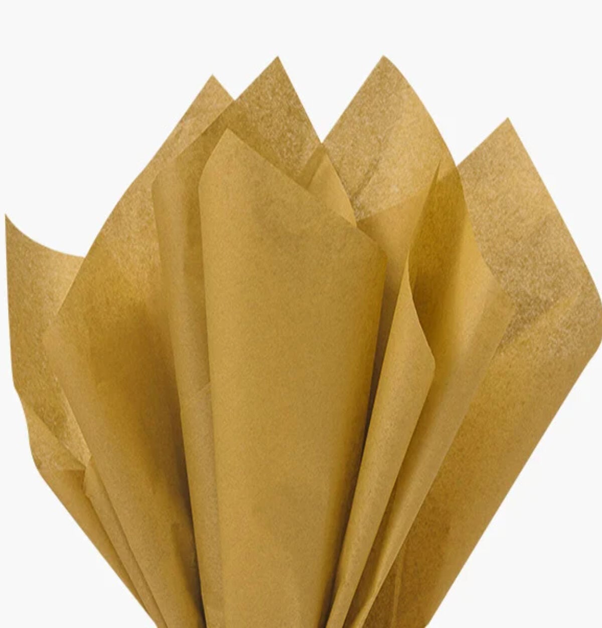 Gold Metallic Tissue Sheets 5ct.
