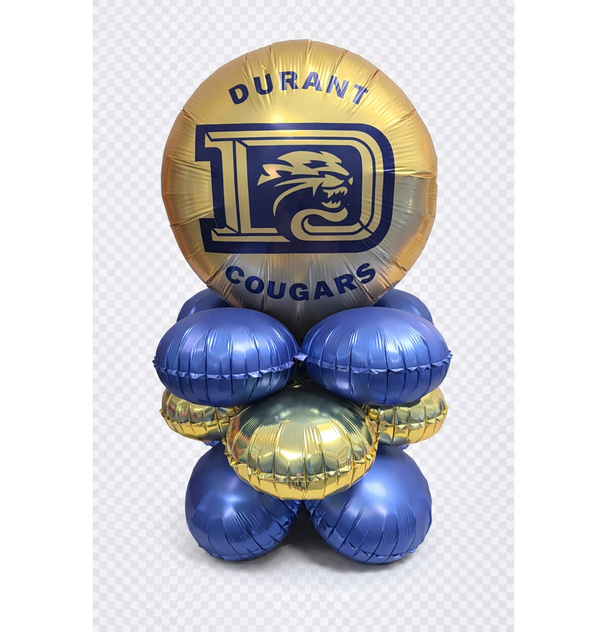 Durant High School Mylar Centerpiece