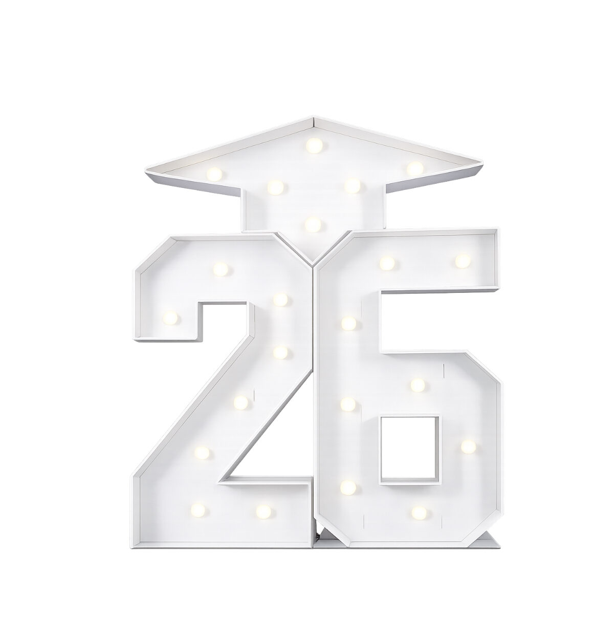 RENTAL - LED 2026 with GRAD CAP Marquee - Rental