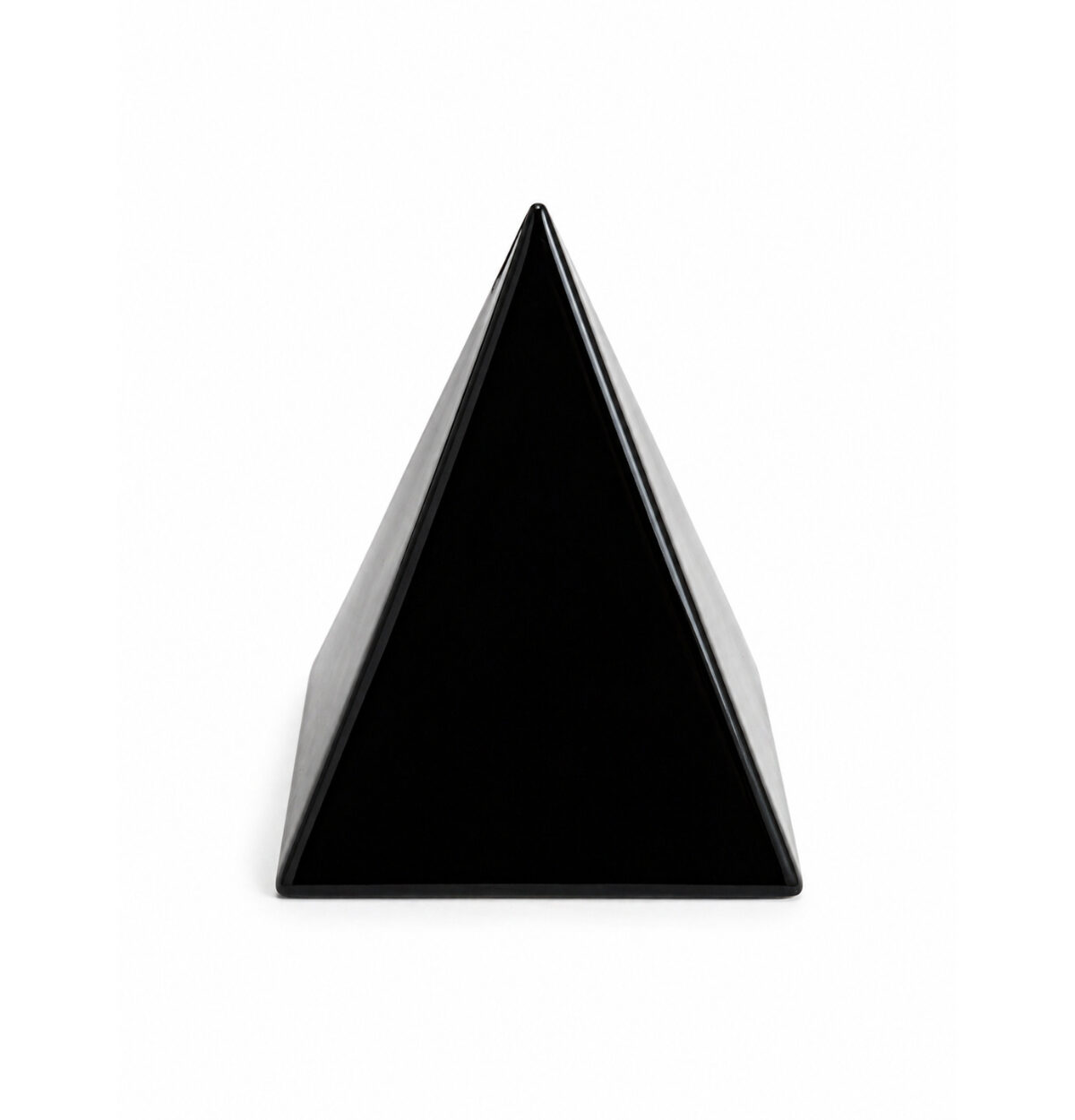 Metallic Black Pyramid Balloon Weight