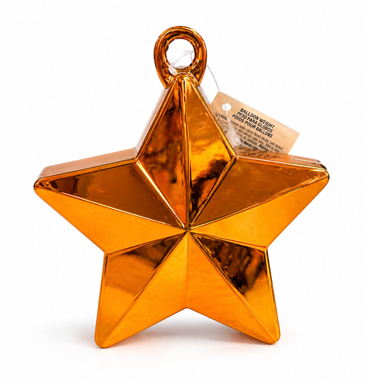 Orange Star Balloon Weight