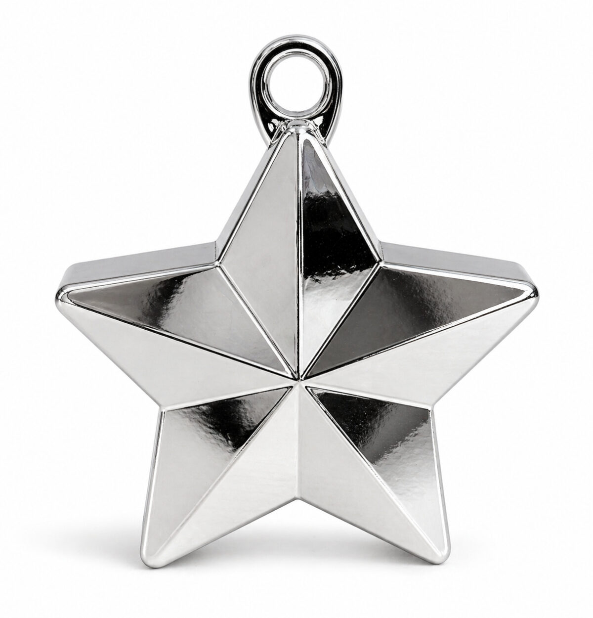 Silver Star Balloon Weight