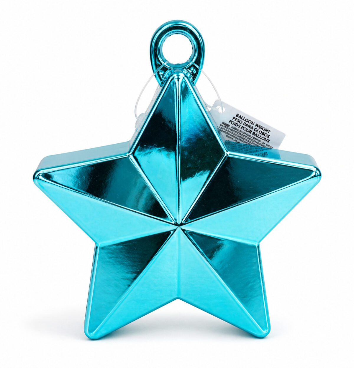 Light Blue Star Balloon Weight