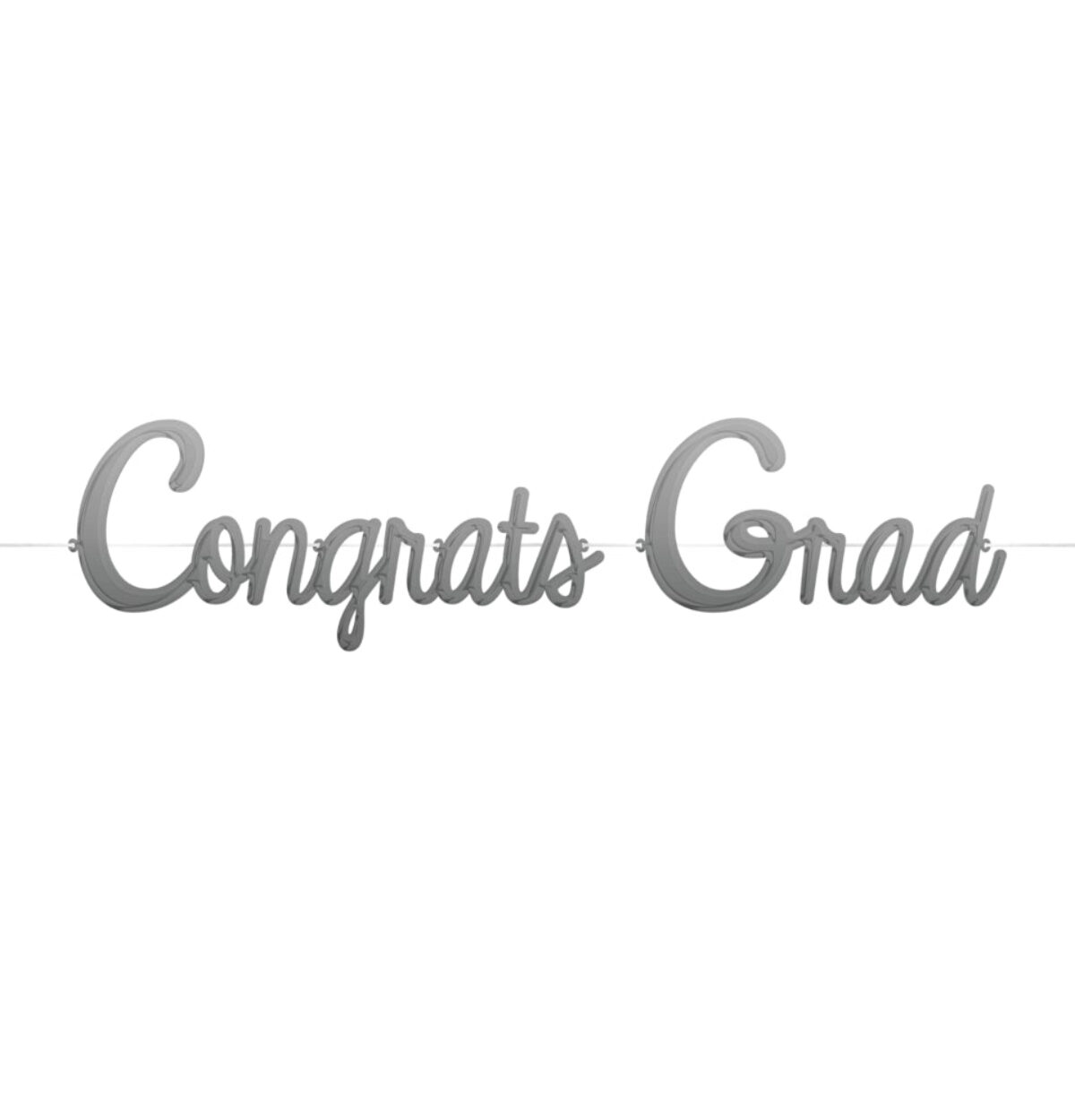 CONGRATS GRAD BANNER BALLOON
