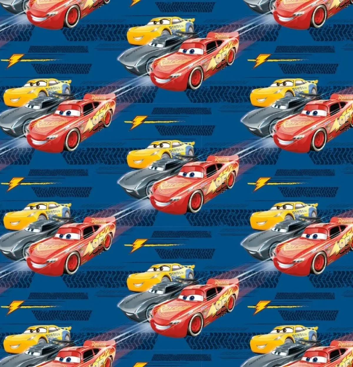 Disney Cars 3 Movie Gift Wrap 30" x 5 ft
