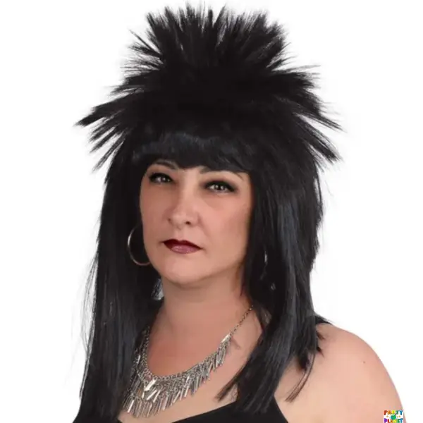 BLACK PUNK WIG LONG
