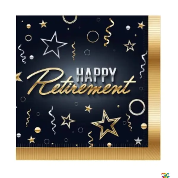Happy Retirement Luncheon Napkins 16CT.