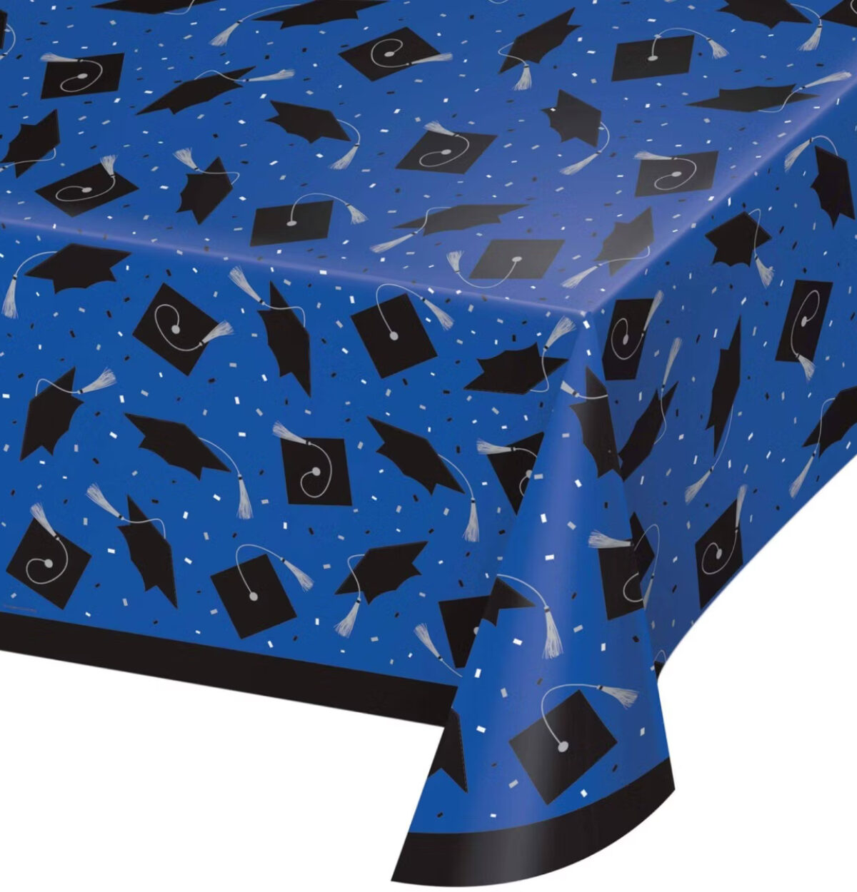 SCHOOL SPIRIT COBALT BLUE TABLE COVER