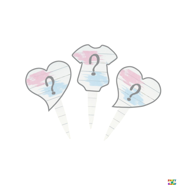 Gender Reveal – Party Pick “Blue or Pink?” 24-pack