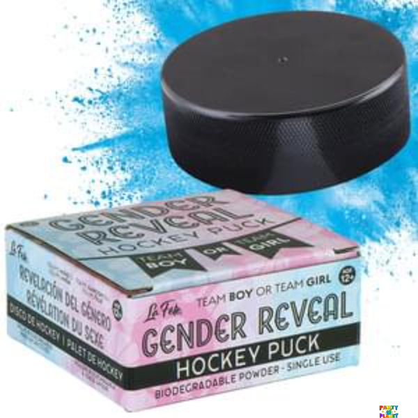 GENDER REVEAL HOCKEY PUCK GIRL