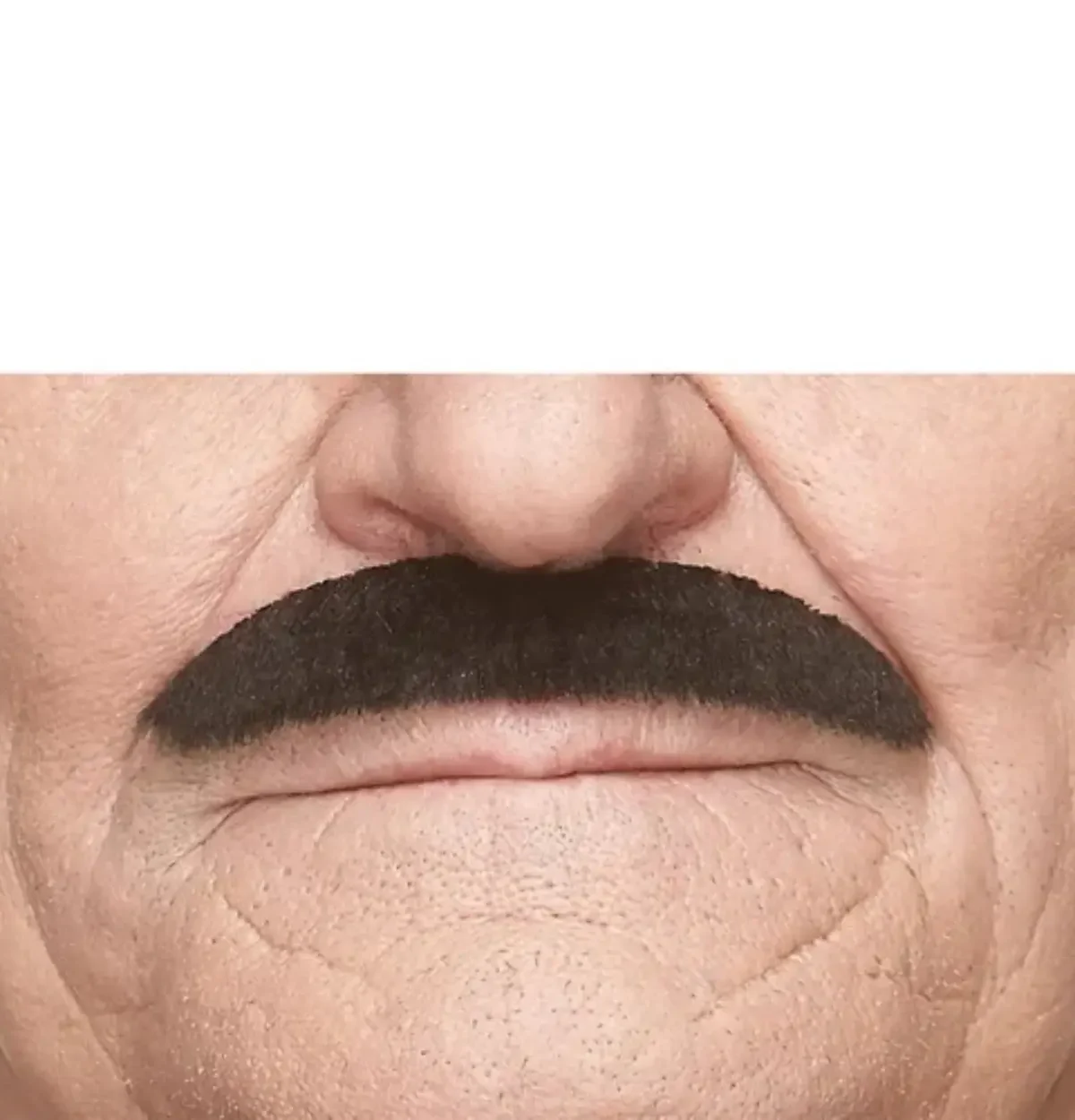 SHERIFF FAKE MUSTACHE BLACK