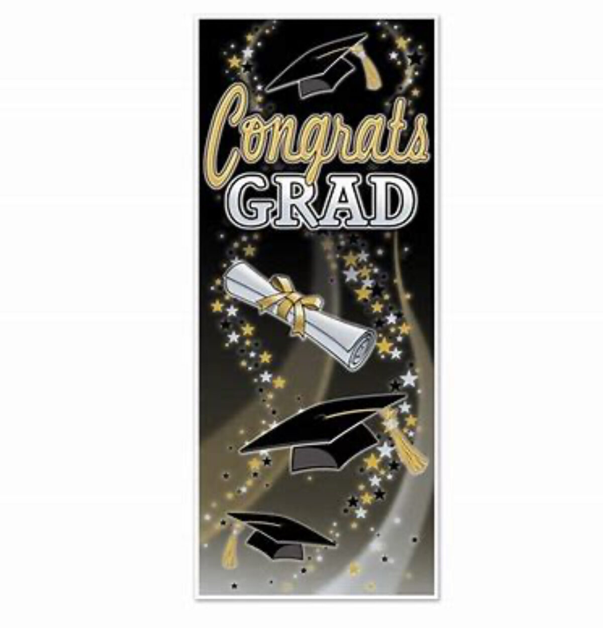 Congrats Grad Door Cover 6ft