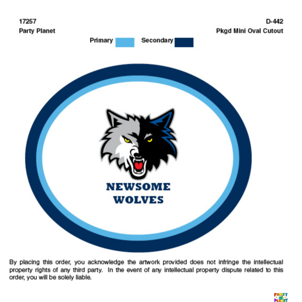 Newsome High School Mini Oval Cutouts