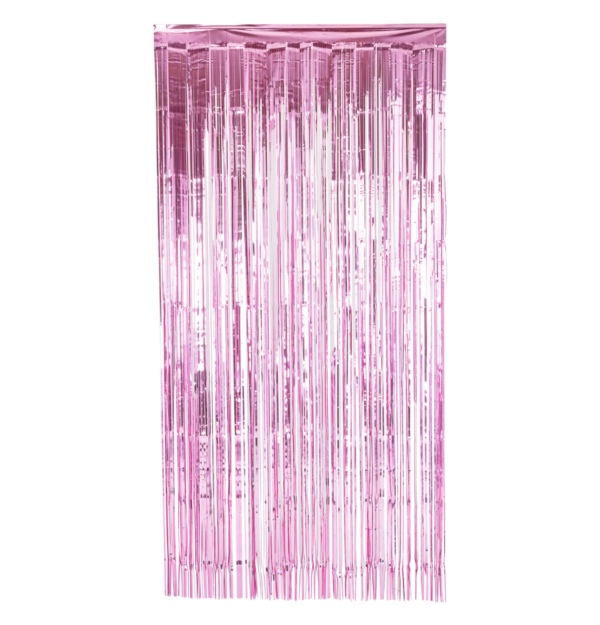 PINK FOIL FRINGE DOOR CURTAIN