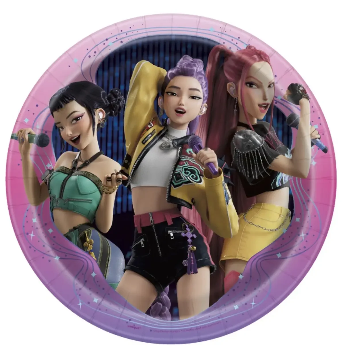 KPop Demon Hunters Round 9" Dinner Plates 8ct.