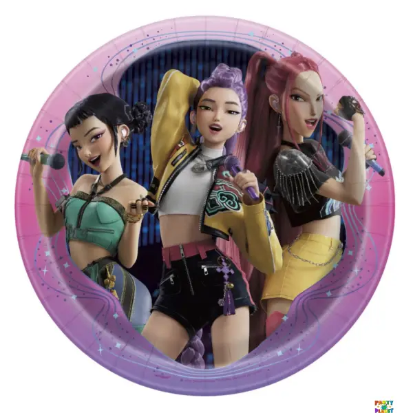 KPop Demon Hunters Round 9" Dinner Plates 8ct.