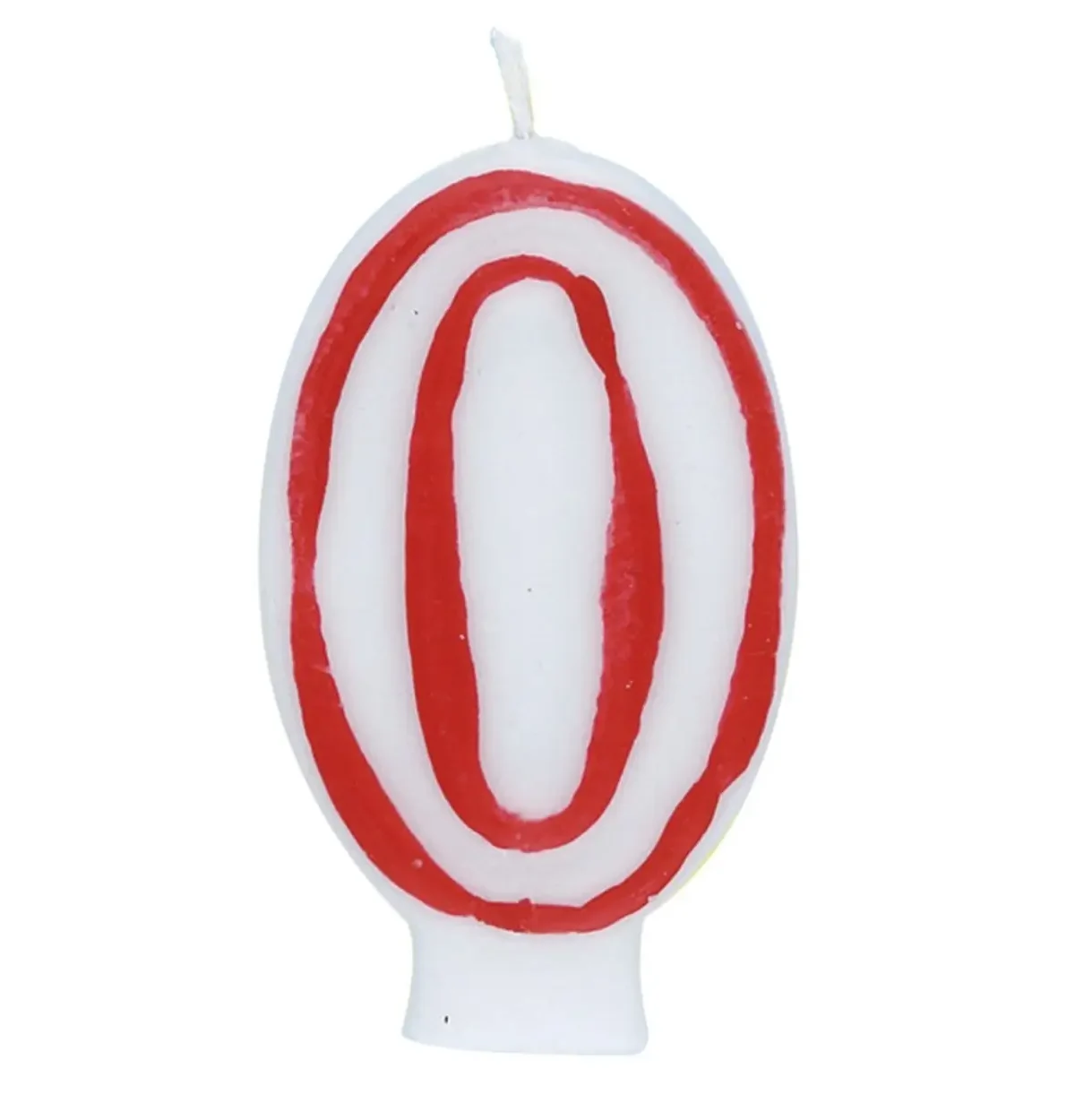 Deluxe Numeral Candle 0