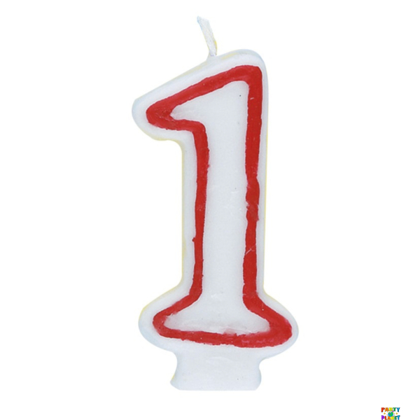 Deluxe Numeral Candle 1