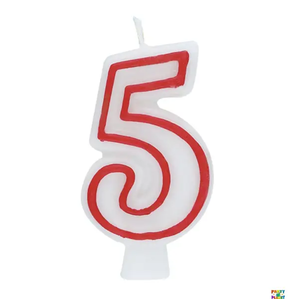 Deluxe Numeral Candle 5
