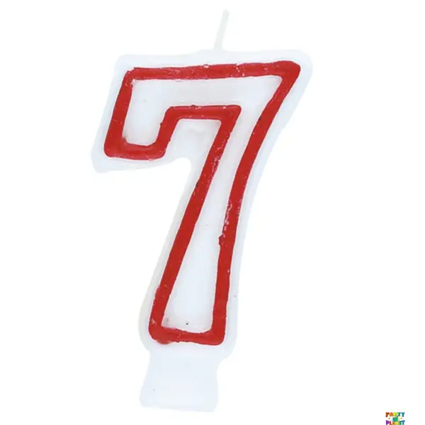 Deluxe Numeral Candle 7
