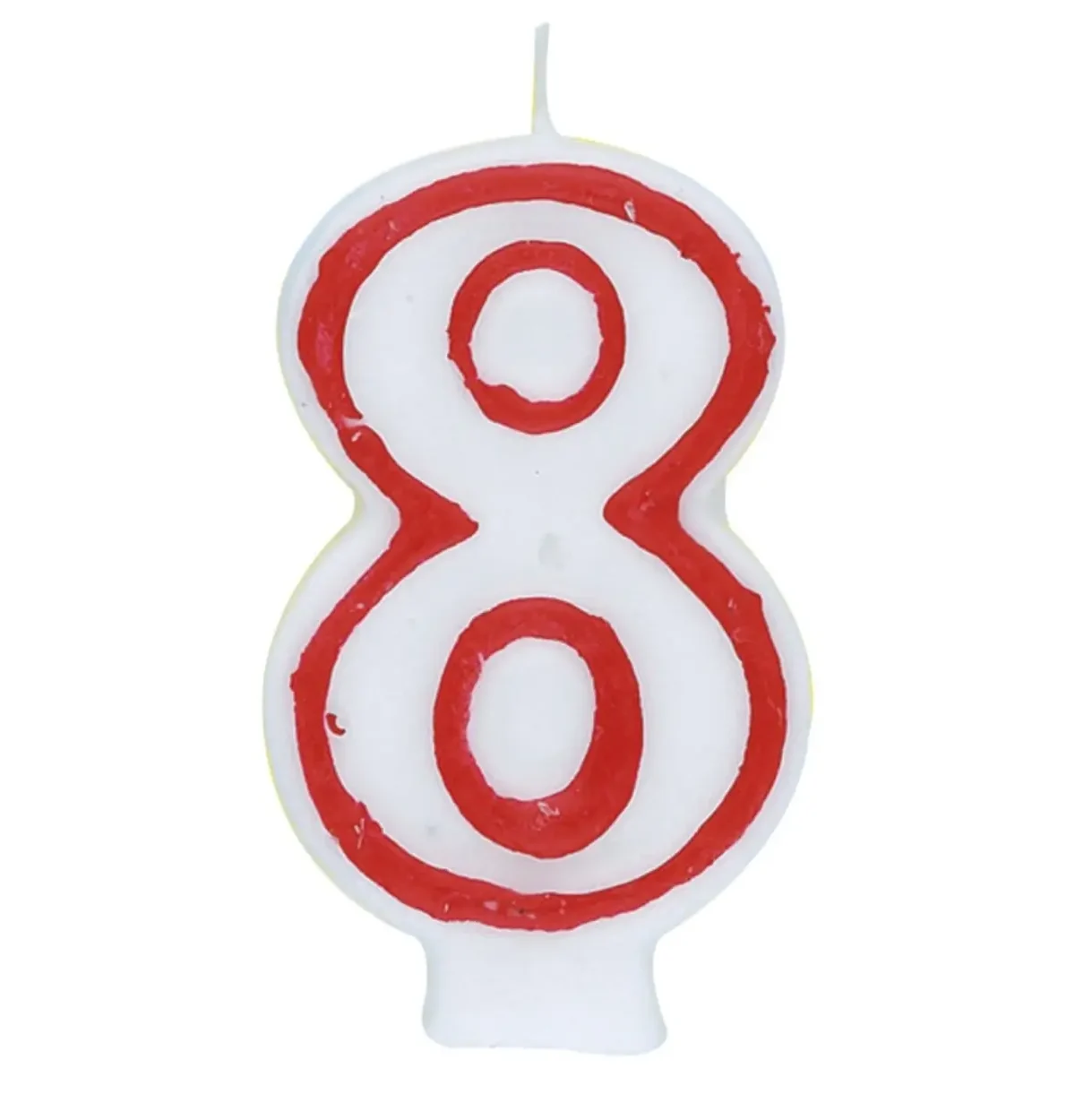 Deluxe Numeral Candle 8