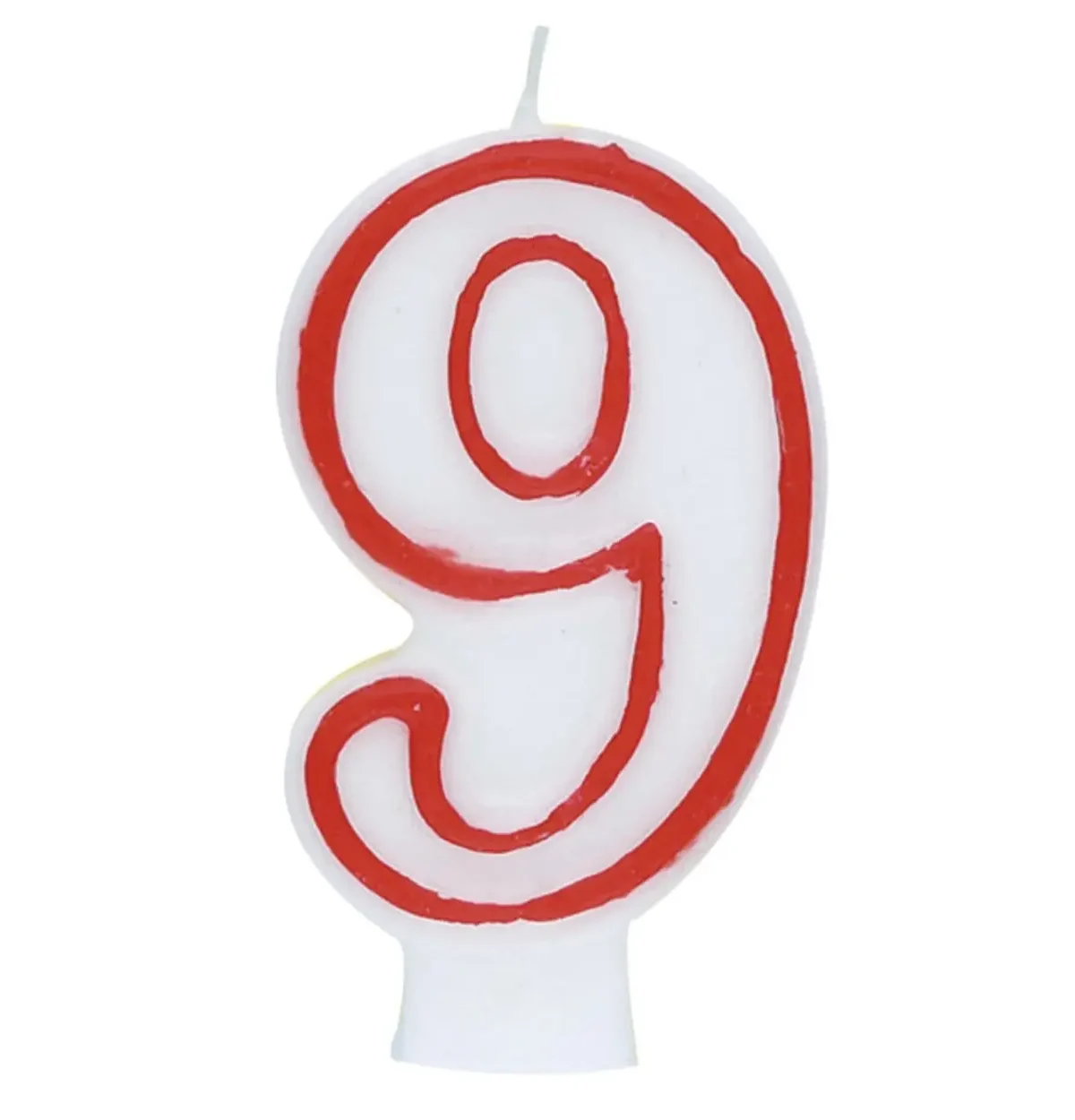 Deluxe Numeral Candle 9