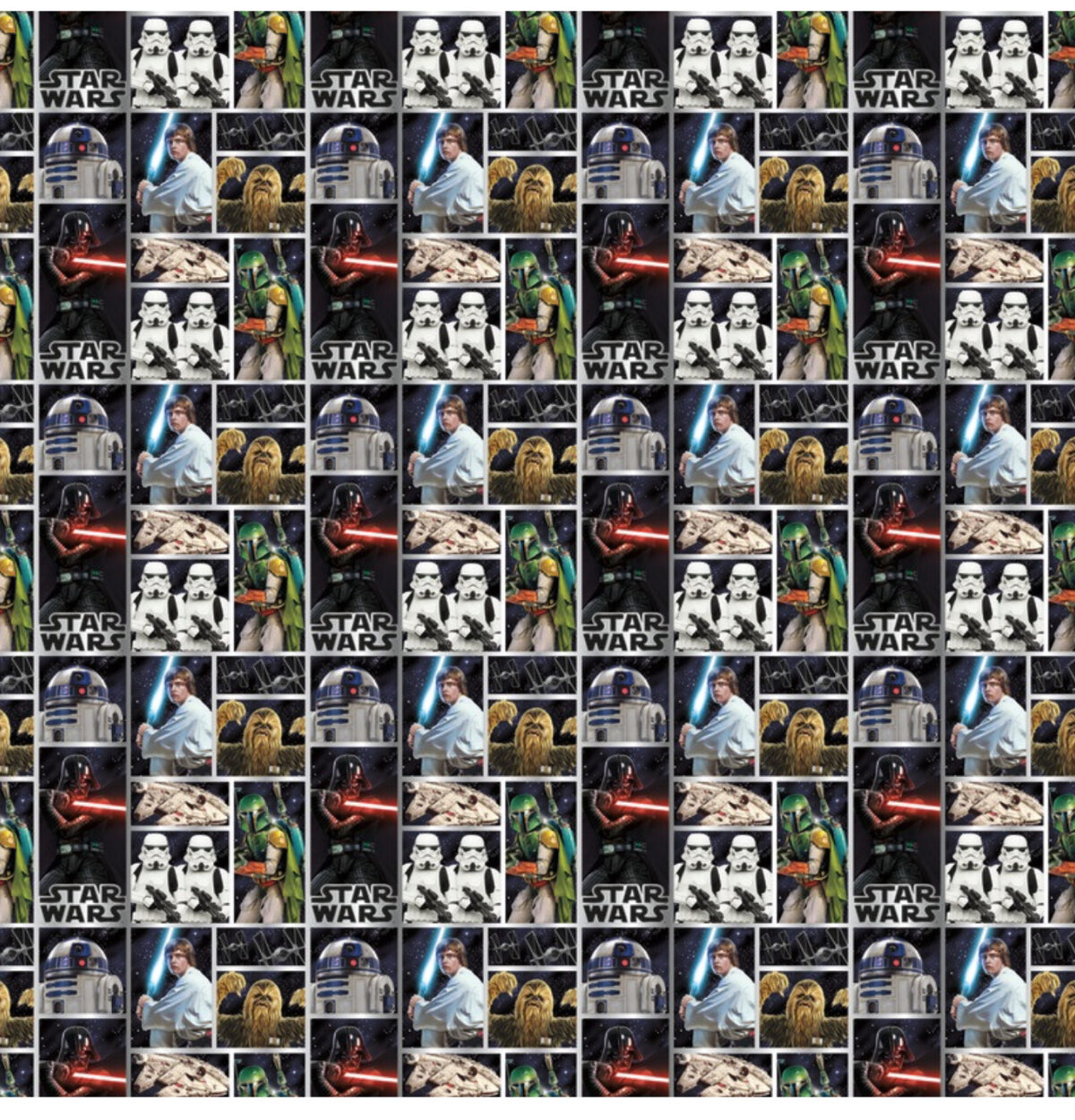 Classic Star Wars Gift Wrap 30" X 5'