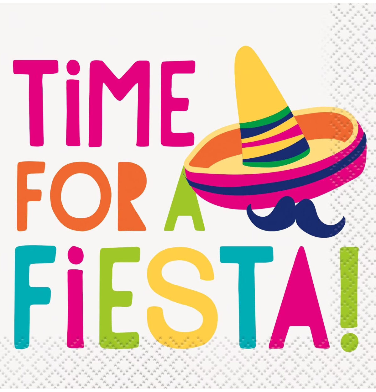 Fiesta "Taco Bout a Party!" Beverage Napkins 16ct.