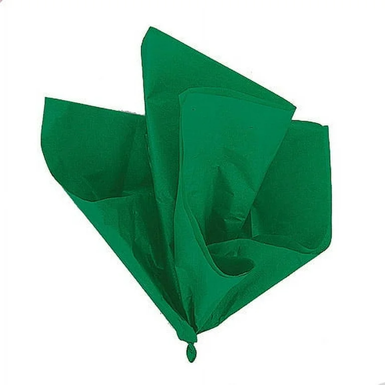 Unique-Industries-Green-Paper-Gift-Wrap-Tissues-10-Count_141feaf2-64f3-419e-a2c0-989d85f85710-e2b264.jpg KELLY GREEN TISSUE PAPER 8 SHEETS - Image 1