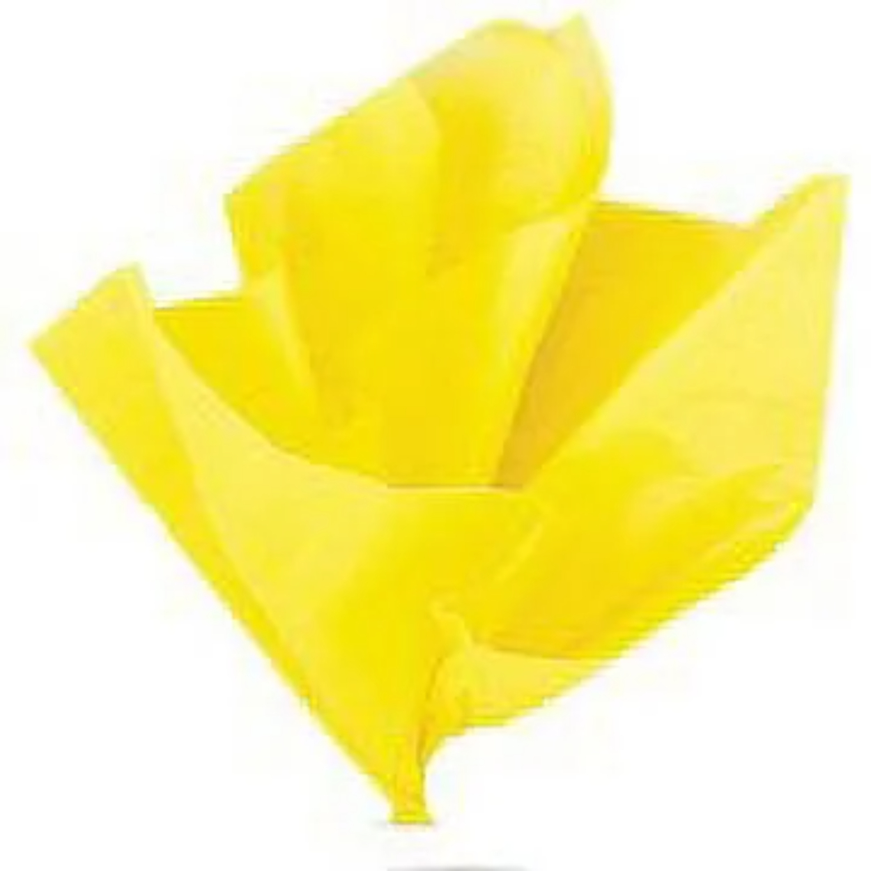 Unique-Industries-Yellow-Paper-Gift-Wrap-Tissues-Pack-of-20_065ad0fa-0bd8-4f5c-a3b9-e2aa07eea55d-20e.jpg Tissue Paper - Yellow 10ct. - Image 1