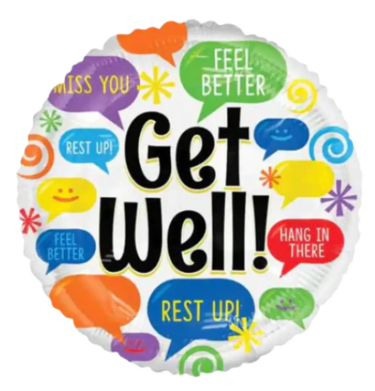 18" Get Well Thoughts Balloon #420