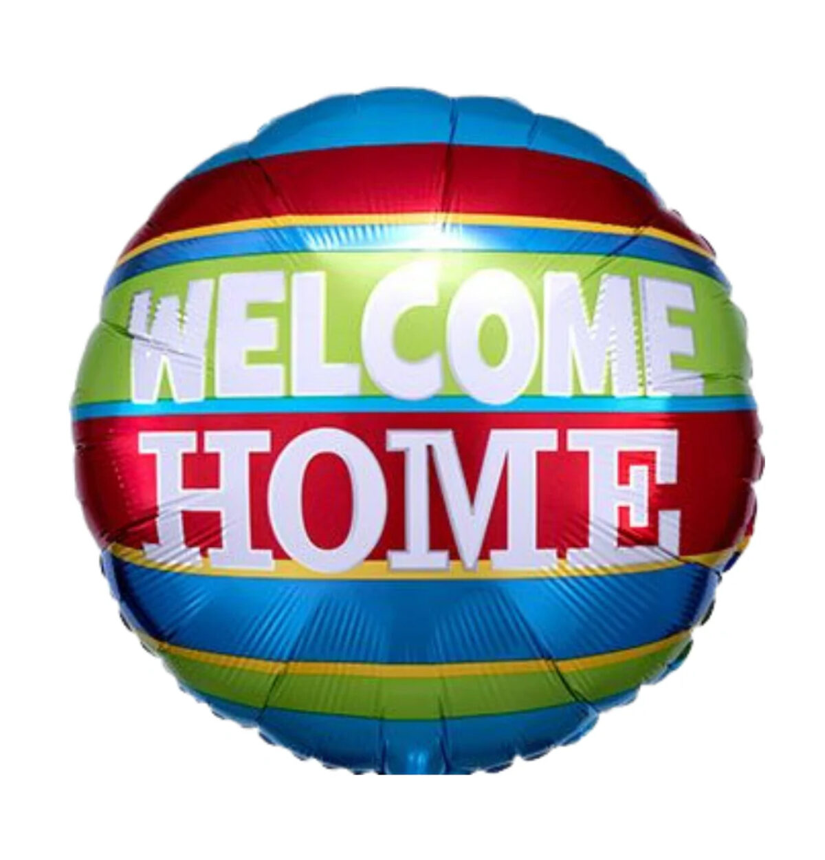 17" Welcome Home Stripes Balloon #260