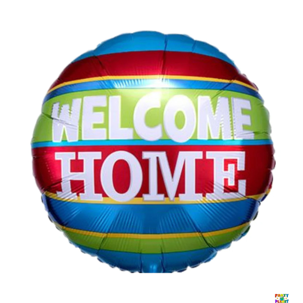 17" Welcome Home Stripes Balloon #260