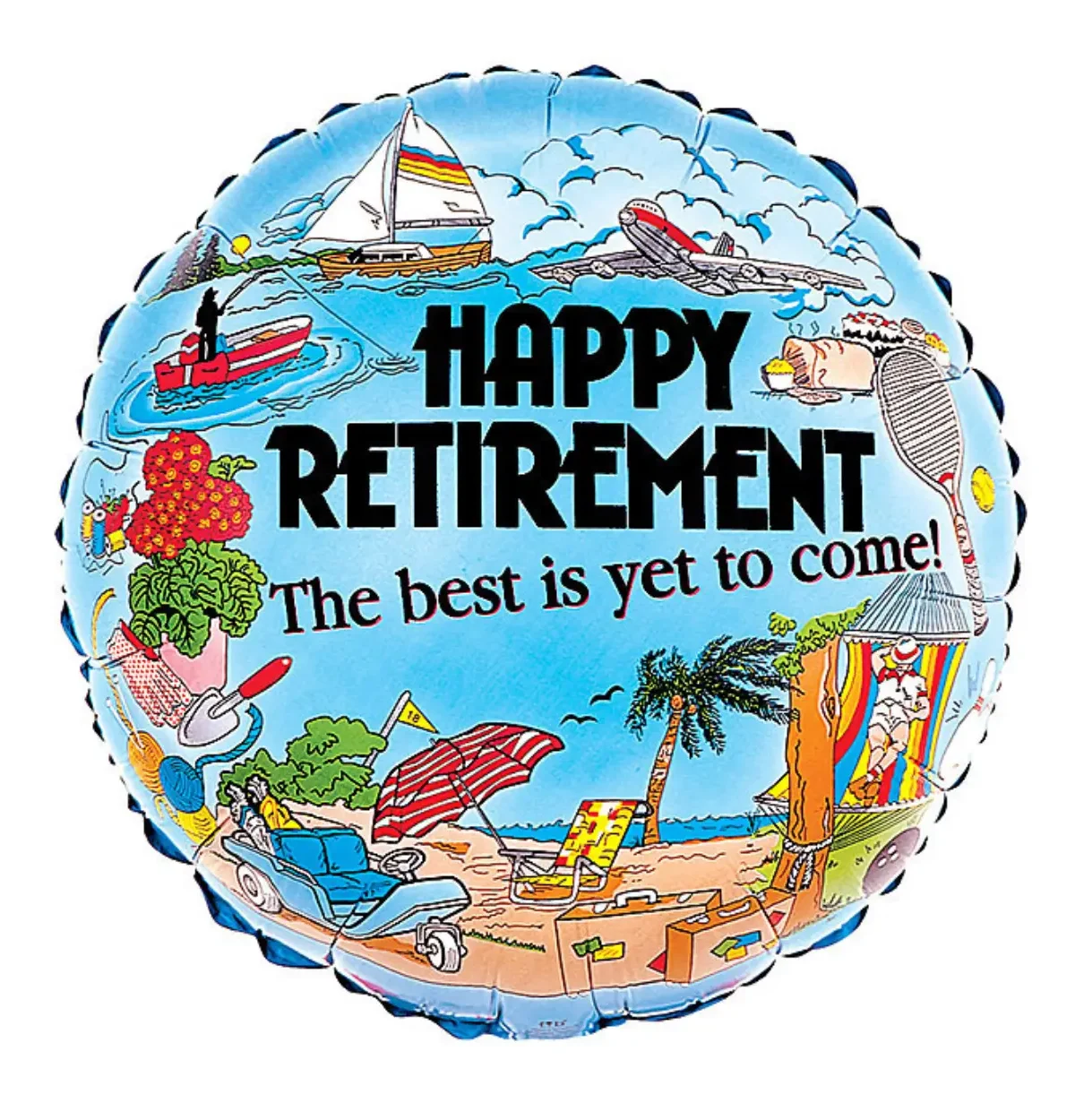 17"PKG HAPPY RETIREMENT BALLOON PKG.