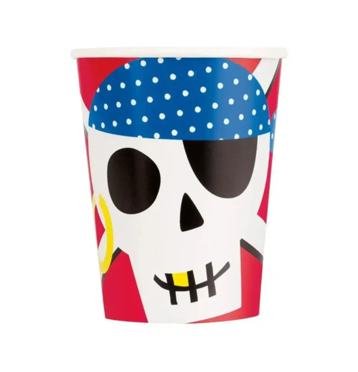 Ahoy Pirate 9oz Paper Cups 8ct.
