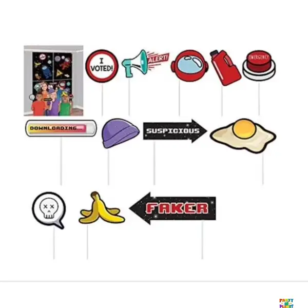 AMONG US Spies in Space Scene Setters With Props