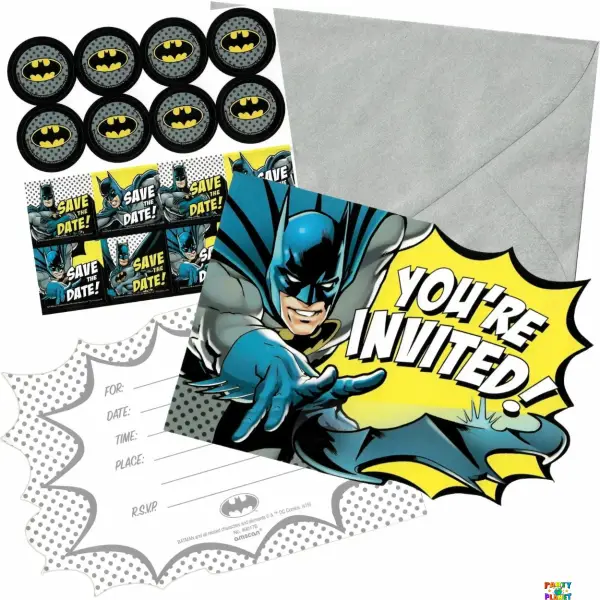 Batman Invitations 8ct.