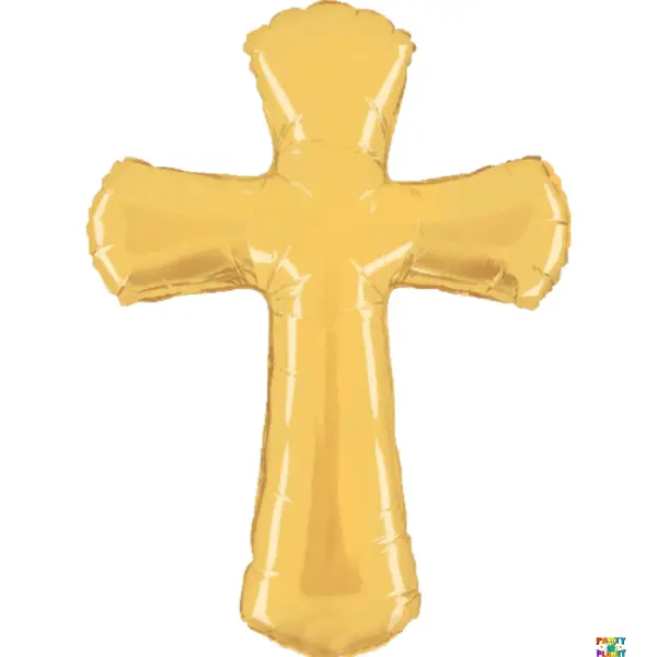 44" Cross Balloon - Gold #433