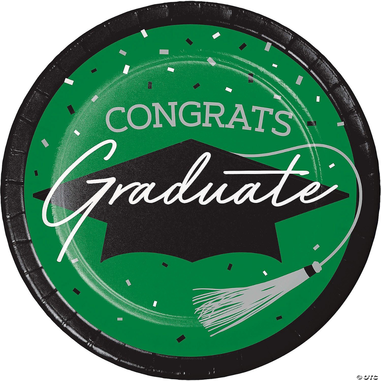 creative-converting-school-spirit-green-graduation-dinner-paper-plates-54-ct-14606881-1.jpg SCHOOL SPIRIT COBALT PLATE 9IN 18CT. - Image 1